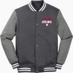 Dunedin Falcons Sport-Tek Men's Fleece Letterman Jacket Front Thumbnail