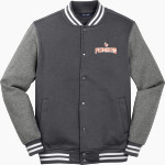 Tusculum University Pioneer Athletics <span class="pdp-name-mascot">TUSCULUM Pioneers</span> Sport-Tek Men's Fleece Letterman Jacket Front Thumbnail