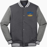 Castle Knights Sport-Tek Men's Fleece Letterman Jacket Front Thumbnail