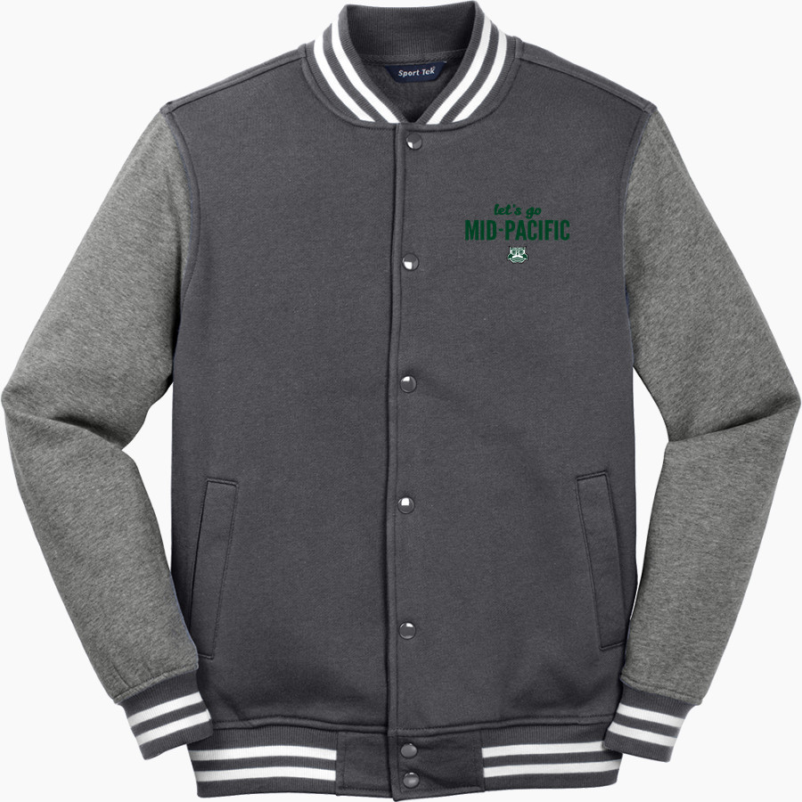Mid-Pacific Owls <span class="pdp-name-mascot">Mid-Pacific Owls</span> Sport-Tek Men's Fleece Letterman Jacket