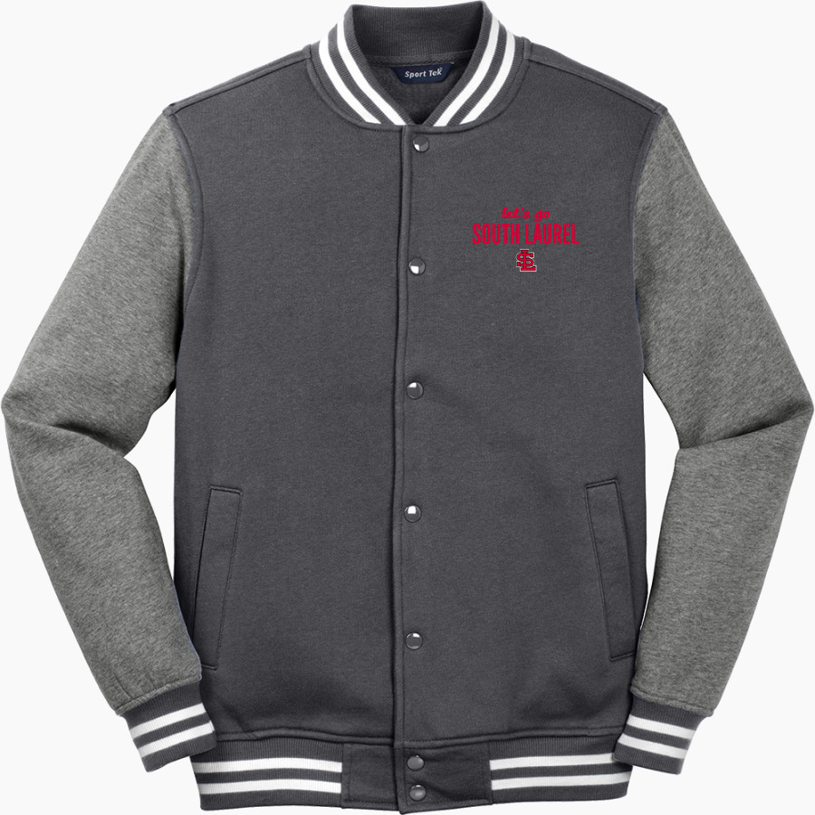 SOUTH LAUREL HIGH SCHOOL CARDINALS <span class="pdp-name-mascot">SOUTH LAUREL CARDINALS</span> Sport-Tek Men's Fleece Letterman Jacket