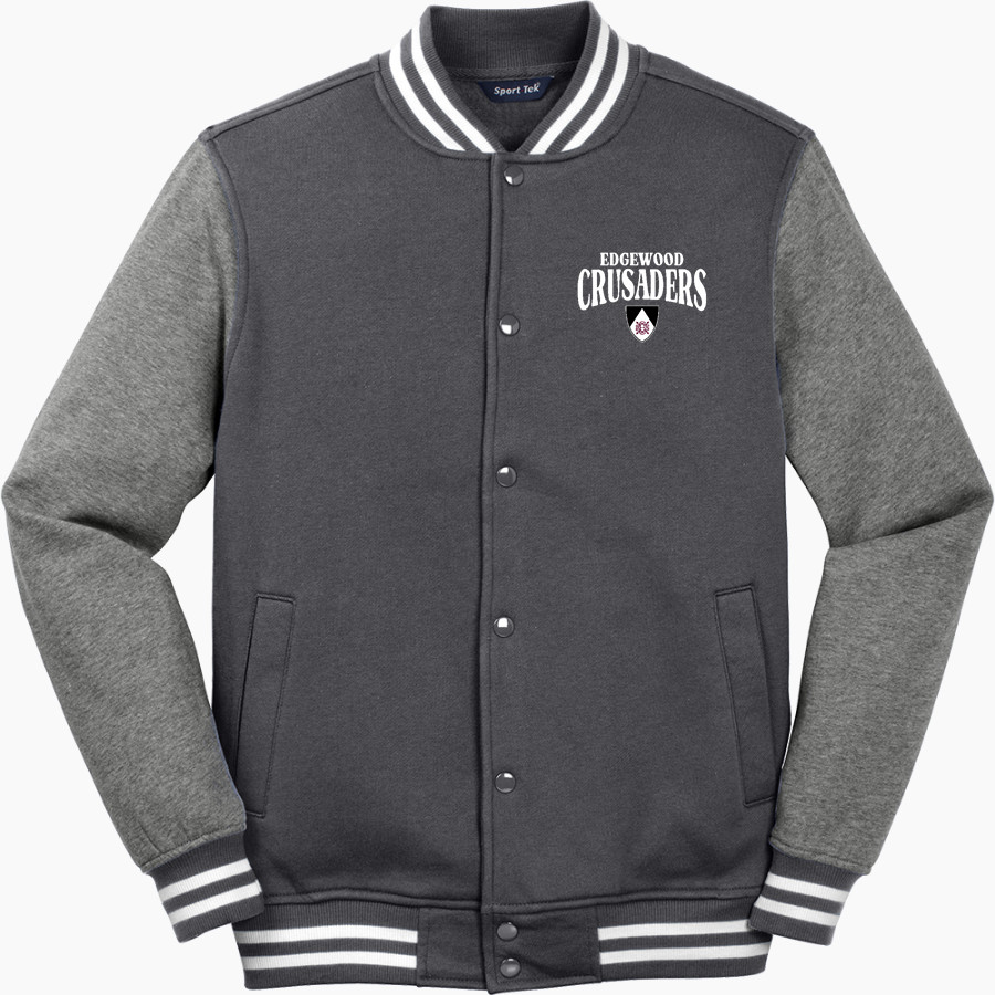 EDGEWOOD CRUSADERS The Official Online Store Sport-Tek Men's Fleece Letterman Jacket
