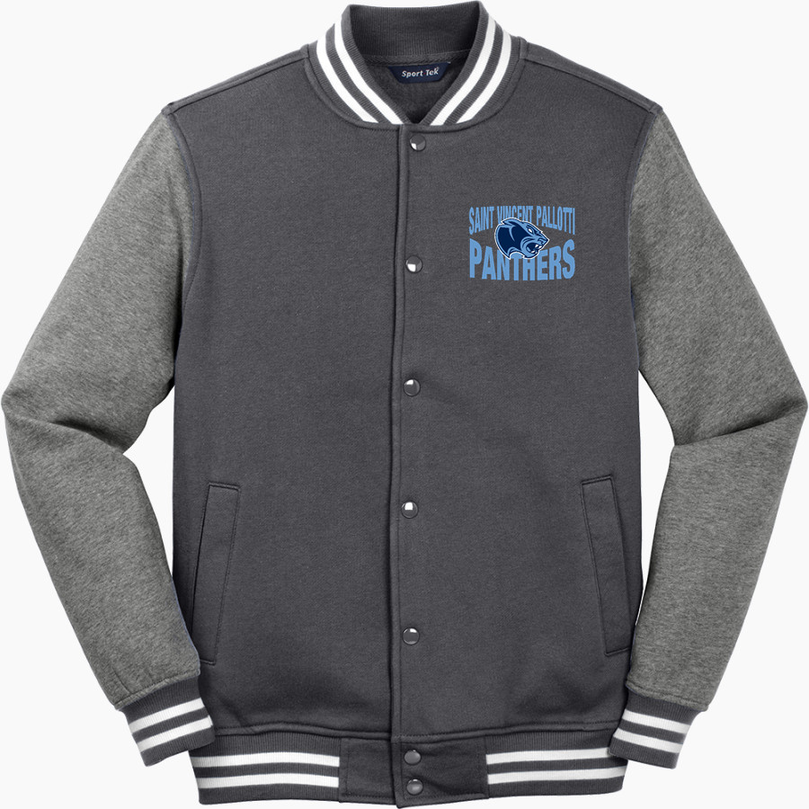 SAINT VINCENT PALLOTTI H S PANTHERS <span class="pdp-name-mascot">SAINT VINCENT PALLOTTI PANTHERS</span> Sport-Tek Men's Fleece Letterman Jacket