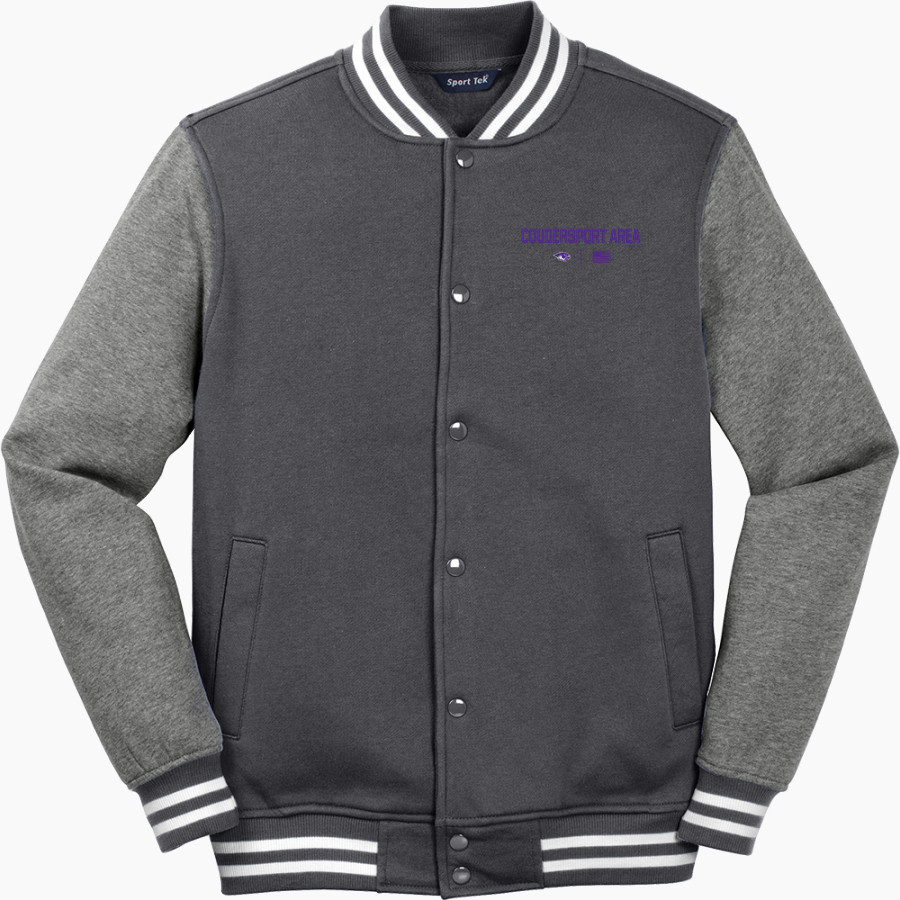 Coudersport Area Falcons <span class="pdp-name-mascot">Coudersport Area High School Falcons</span> Sport-Tek Men's Fleece Letterman Jacket