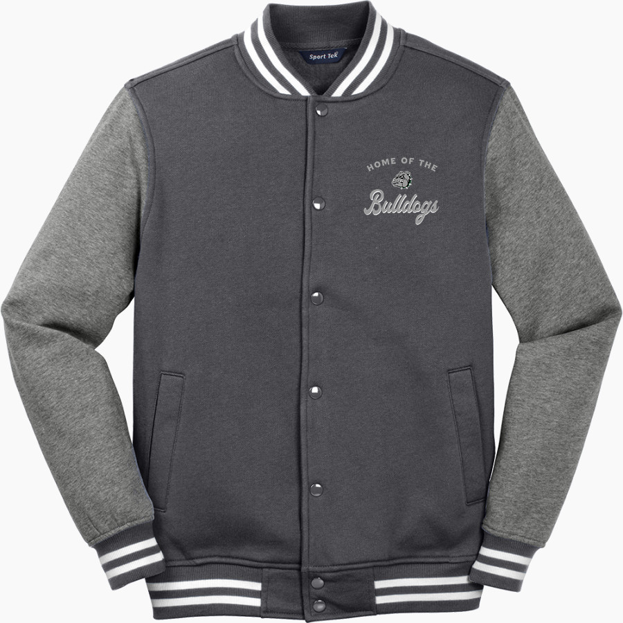 MELBOURNE HIGH SCHOOL BULLDOGS <span class="pdp-name-mascot">MELBOURNE BULLDOGS</span> Sport-Tek Men's Fleece Letterman Jacket