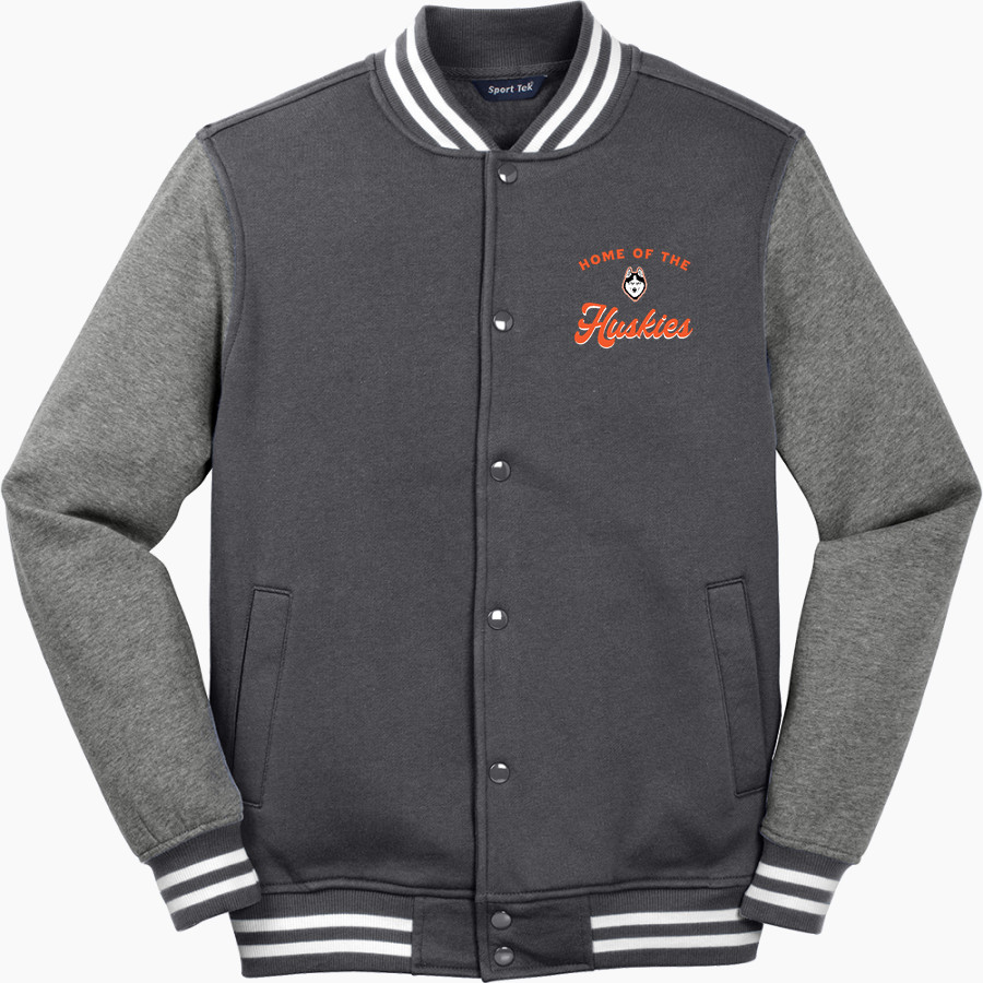 ABSAROKEE HIGH SCHOOL HUSKIES <span class="pdp-name-mascot">ABSAROKEE HUSKIES</span> Sport-Tek Men's Fleece Letterman Jacket