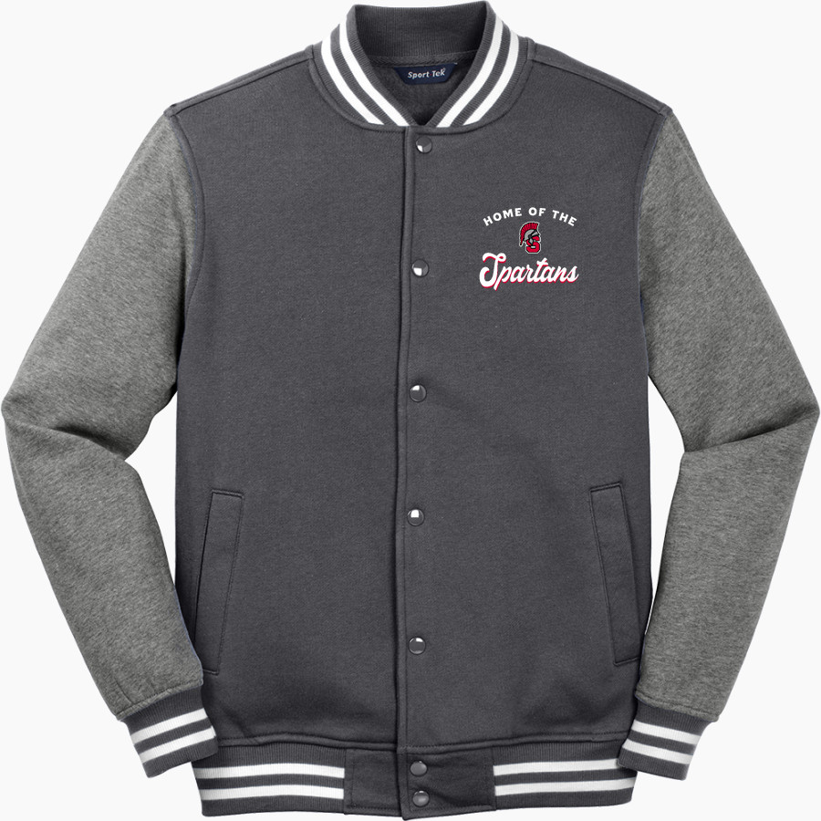 SPRINGFIELD SPARTANS The Online Store <span class="pdp-name-mascot">SPRINGFIELD SPARTANS</span> Sport-Tek Men's Fleece Letterman Jacket