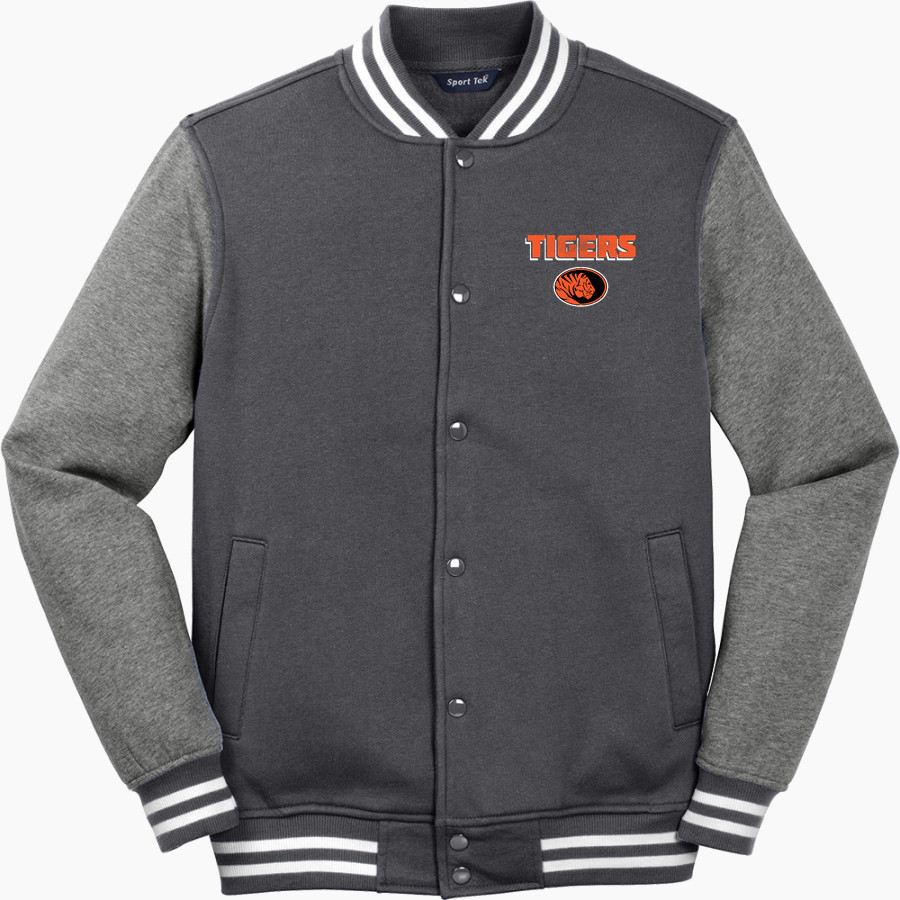 ECU Tigers <span class="pdp-name-mascot">East Central Tigers</span> Sport-Tek Men's Fleece Letterman Jacket