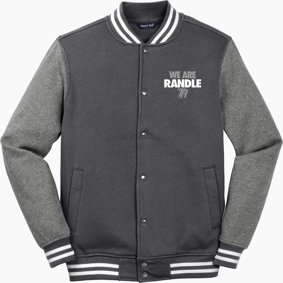 Dr. Thomas Randle Lions <span class="pdp-name-mascot">Thomas Randle HS Lions</span> Sport-Tek Men's Fleece Letterman Jacket