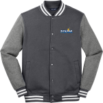 New York State Athletic Administrators Association <span class="pdp-name-mascot">New York State Athletic Administrators Association</span> Sport-Tek Men's Fleece Letterman Jacket Front Thumbnail