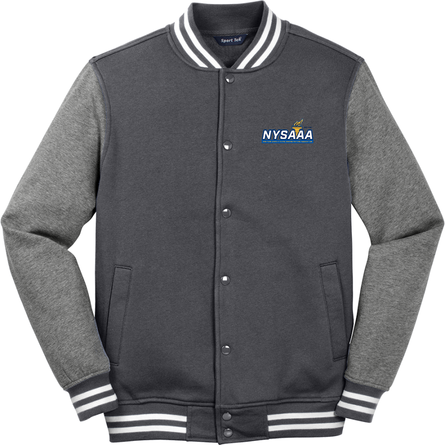New York State Athletic Administrators Association <span class="pdp-name-mascot">New York State Athletic Administrators Association</span> Sport-Tek Men's Fleece Letterman Jacket