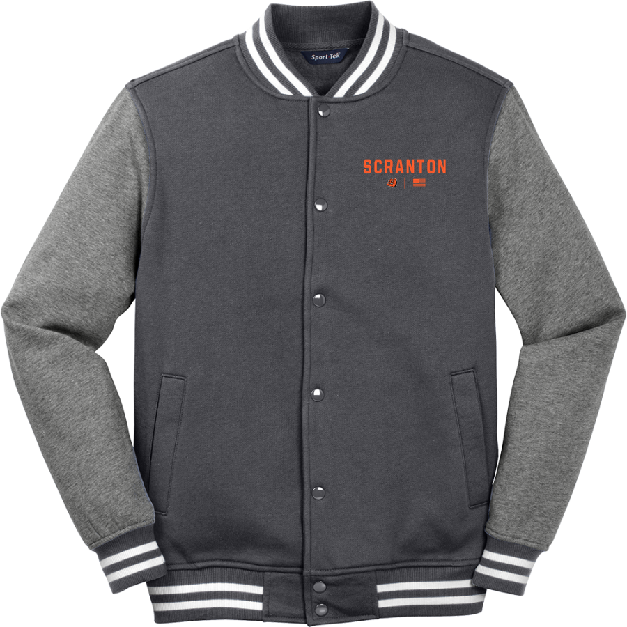 Scranton Bulldogs <span class="pdp-name-mascot">Scranton Middle School Bulldogs</span> Sport-Tek Men's Fleece Letterman Jacket