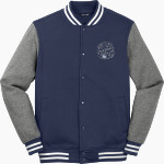 SKYCREST CHRISTIAN Skyhawks Sport-Tek Men's Fleece Letterman Jacket Front Thumbnail