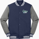 St. Patrick's Academy Wolfhounds <span class="pdp-name-mascot">Great Falls Central Catholic H S Mustangs</span> Sport-Tek Men's Fleece Letterman Jacket Front Thumbnail