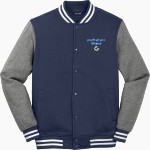 Northshore Titans Online Store <span class="pdp-name-mascot">Northshore Titans</span> Sport-Tek Men's Fleece Letterman Jacket Front Thumbnail