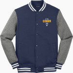Coker Cobras <span class="pdp-name-mascot">Coker Cobras</span> Sport-Tek Men's Fleece Letterman Jacket Front Thumbnail