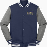 FRANKLIN HIGH SCHOOL PANTHERS <span class="pdp-name-mascot">FRANKLIN PANTHERS</span> Sport-Tek Men's Fleece Letterman Jacket Front Thumbnail