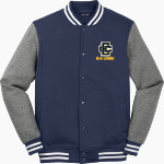 Elm Creek Buffaloes <span class="pdp-name-mascot">Elm Creek Buffaloes</span> Sport-Tek Men's Fleece Letterman Jacket Front Thumbnail
