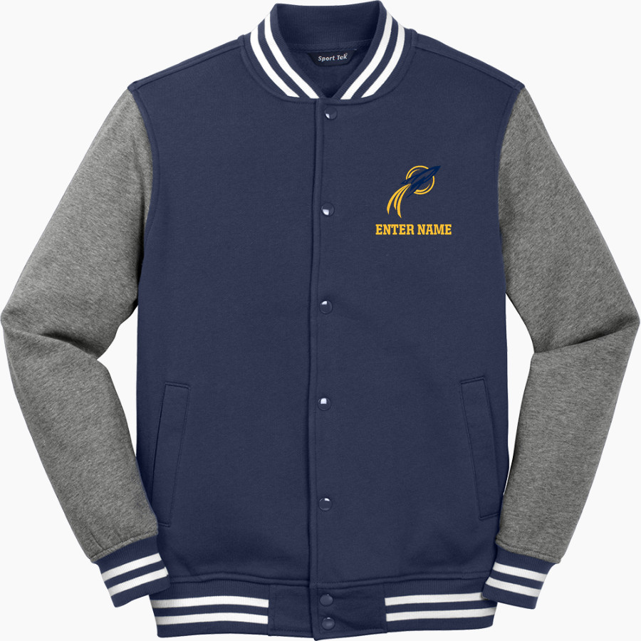 Broughal Rockets <span class="pdp-name-mascot">Broughal Rockets</span> Sport-Tek Men's Fleece Letterman Jacket