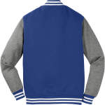 ASD Leopards <span class="pdp-name-mascot">ASD Leopards</span> Sport-Tek Men's Fleece Letterman Jacket Back Thumbnail