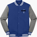 WATER VALLEY HIGH SCHOOL BLUE DEVILS Sport-Tek Men's Fleece Letterman Jacket Front Thumbnail