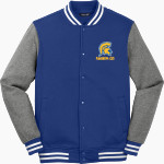 MASON CO CENTRAL HIGH SCHOOL SPARTANS Sport-Tek Men's Fleece Letterman Jacket Front Thumbnail