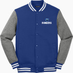 Wallace Middle School Rangers Online Store Sport-Tek Men's Fleece Letterman Jacket Front Thumbnail