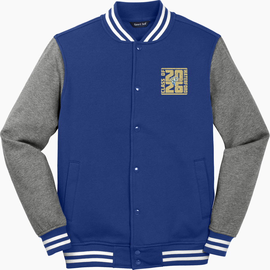 WATERFORD HIGH SCHOOL WILDCATS <span class="pdp-name-mascot">WATERFORD WILDCATS</span> Sport-Tek Men's Fleece Letterman Jacket