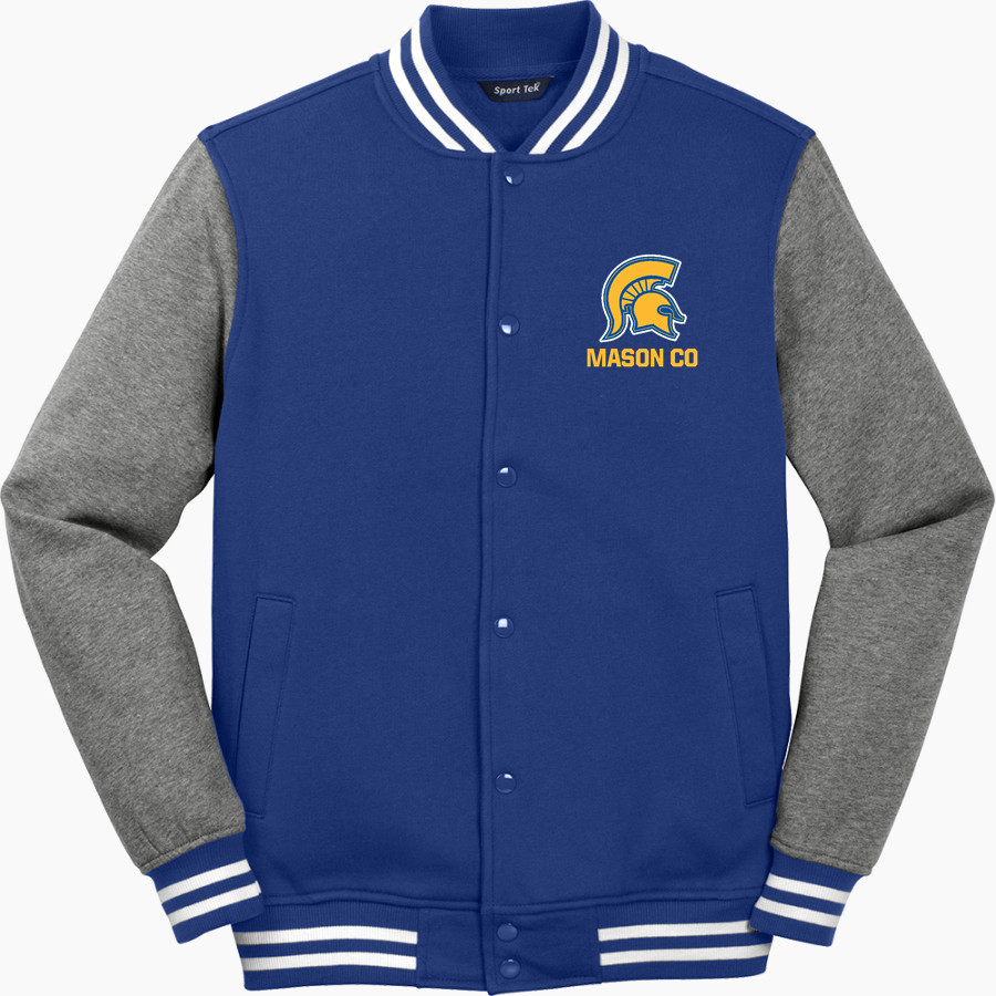 MASON CO CENTRAL HIGH SCHOOL SPARTANS Sport-Tek Men's Fleece Letterman Jacket