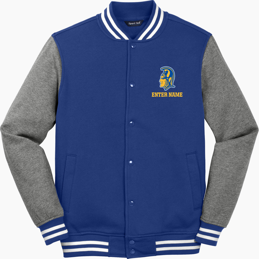 HOMESTEAD HIGH SCHOOL SPARTANS <span class="pdp-name-mascot">HOMESTEAD SPARTANS</span> Sport-Tek Men's Fleece Letterman Jacket