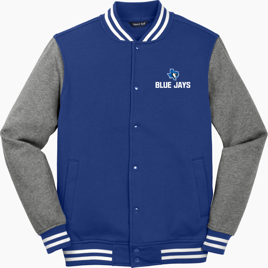 NEEDVILLE HIGH SCHOOL BLUE JAYS <span class="pdp-name-mascot">NEEDVILLE BLUE JAYS</span> Sport-Tek Men's Fleece Letterman Jacket