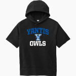 YANTIS HIGH SCHOOL OWLS Sport-Tek Men's Tri-Blend Fleece Short Sleeve Hoodie Front Thumbnail
