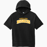 HIGHLAND HIGH SCHOOL HUSKIES Sport-Tek Men's Tri-Blend Fleece Short Sleeve Hoodie Front Thumbnail
