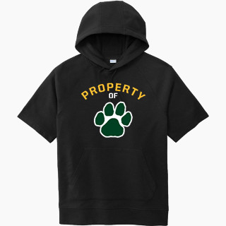 Sport-Tek Men's Tri-Blend Fleece Short Sleeve Hoodie