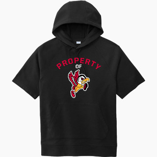 Sport-Tek Men's Tri-Blend Fleece Short Sleeve Hoodie