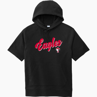 Sport-Tek Men's Tri-Blend Fleece Short Sleeve Hoodie