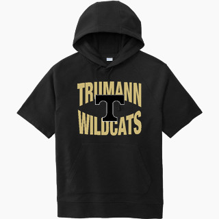 Sport-Tek Men's Tri-Blend Fleece Short Sleeve Hoodie