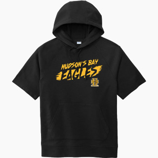 Sport-Tek Men's Tri-Blend Fleece Short Sleeve Hoodie