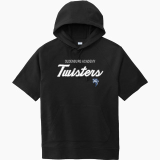 Sport-Tek Men's Tri-Blend Fleece Short Sleeve Hoodie