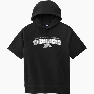 Sport-Tek Men's Tri-Blend Fleece Short Sleeve Hoodie