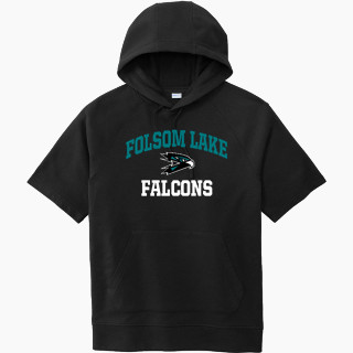 Sport-Tek Men's Tri-Blend Fleece Short Sleeve Hoodie