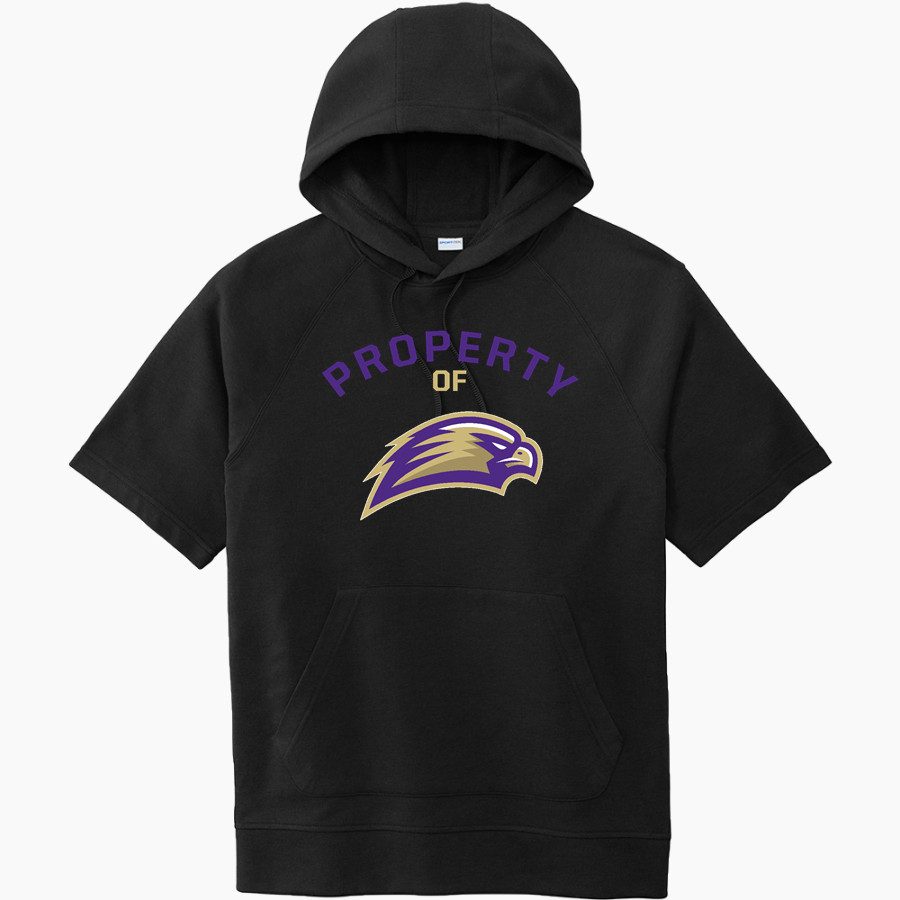 Loras College Duhawks Sport-Tek Men's Tri-Blend Fleece Short Sleeve Hoodie