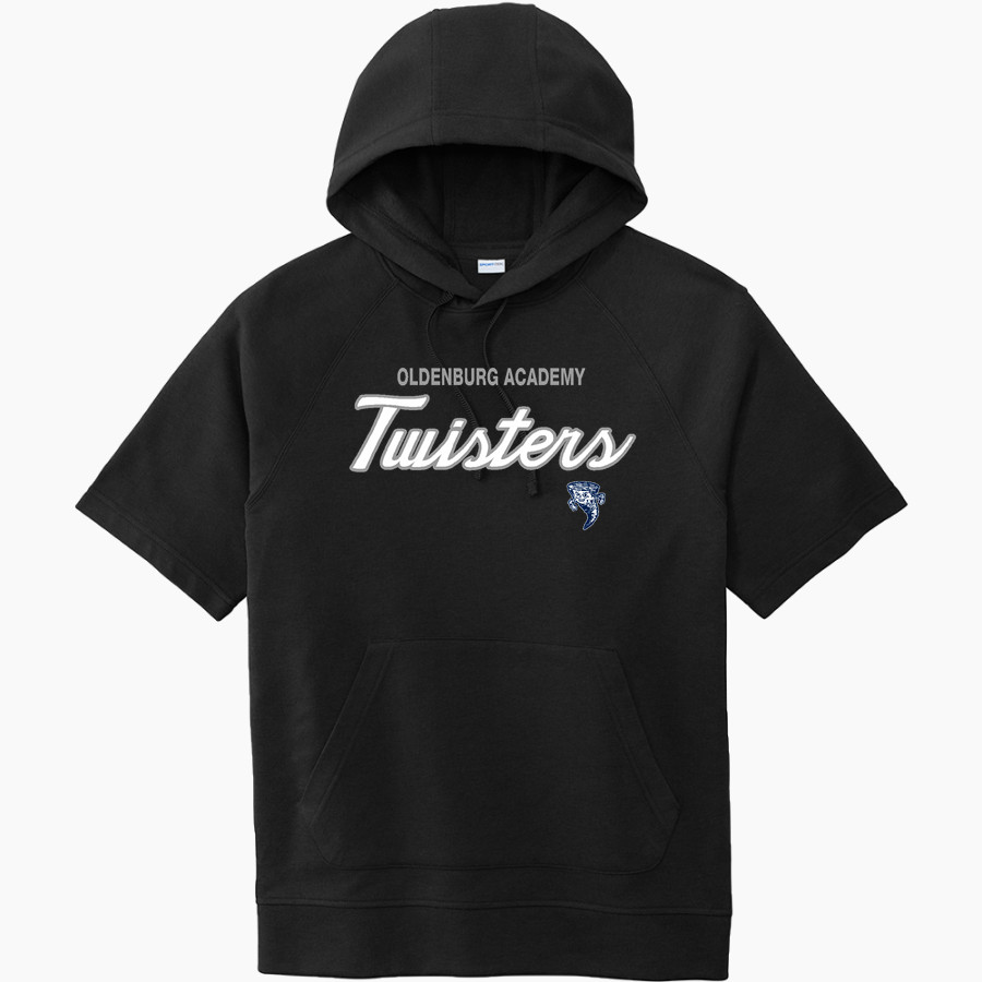 OLDENBURG ACADEMY TWISTERS Sport-Tek Men's Tri-Blend Fleece Short Sleeve Hoodie