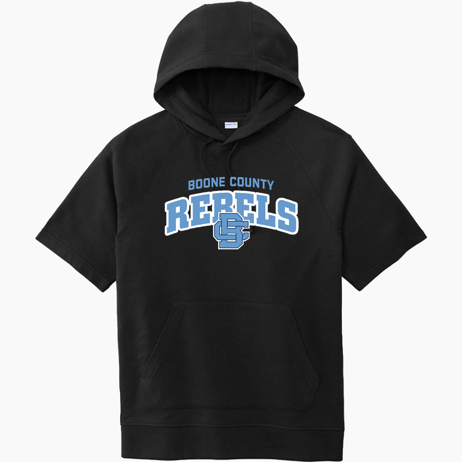Boone County Rebels <span class="pdp-name-mascot">Boone County Rebels</span> Sport-Tek Men's Tri-Blend Fleece Short Sleeve Hoodie