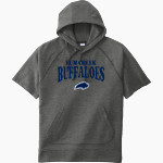 Elm Creek Buffaloes <span class="pdp-name-mascot">Elm Creek Buffaloes</span> Sport-Tek Men's Tri-Blend Fleece Short Sleeve Hoodie Front Thumbnail
