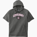 Centenary Gents <span class="pdp-name-mascot">Centenary Gents</span> Sport-Tek Men's Tri-Blend Fleece Short Sleeve Hoodie Front Thumbnail