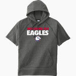 West Caldwell Tech Eagles Sport-Tek Men's Tri-Blend Fleece Short Sleeve Hoodie Front Thumbnail