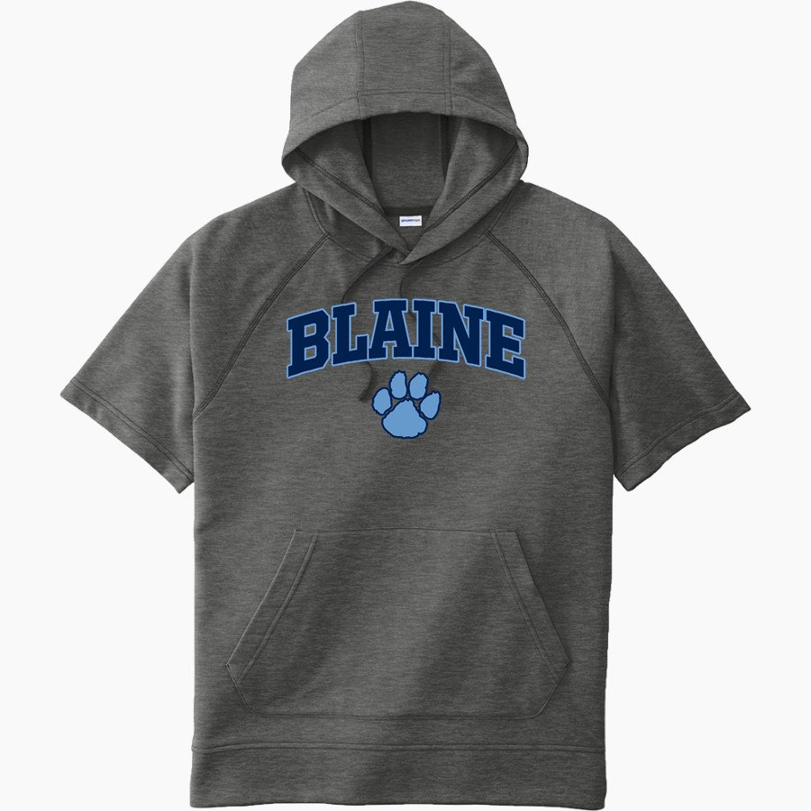 Blaine Bengals <span class="pdp-name-mascot">Blaine Bengals</span> Sport-Tek Men's Tri-Blend Fleece Short Sleeve Hoodie