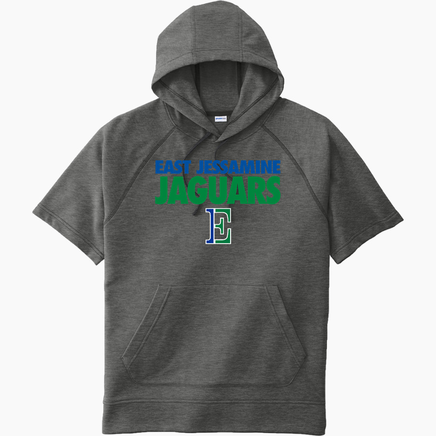 East Jessamine Jaguars Online Store Sport-Tek Men's Tri-Blend Fleece Short Sleeve Hoodie