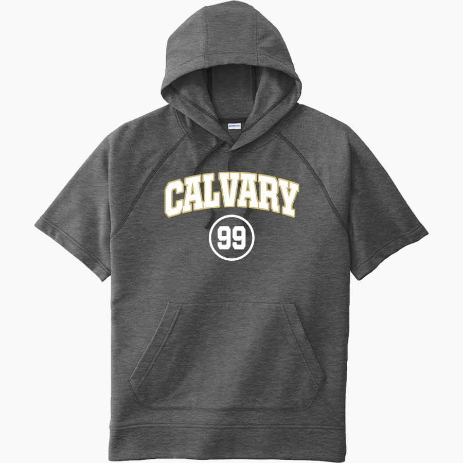 Calvary Lions Sport-Tek Men's Tri-Blend Fleece Short Sleeve Hoodie